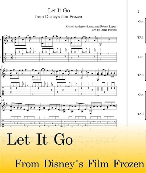 let it go fingerstyle.